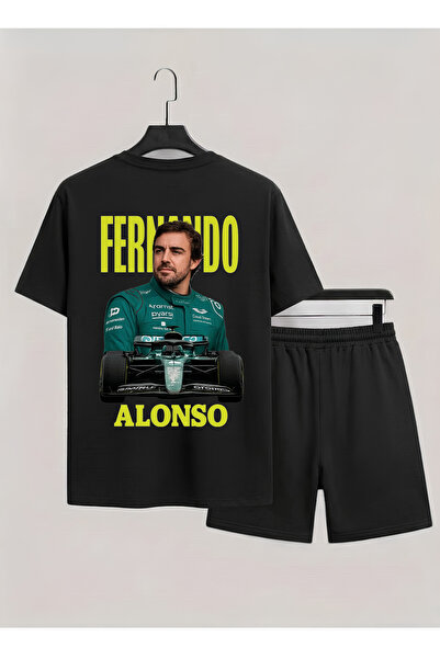 MAGORS FERNANDO ALONSO ŠTAMPANA 100% PAMUK DEČJA MAJICA S KRUGLIM OGRLOM I KR...