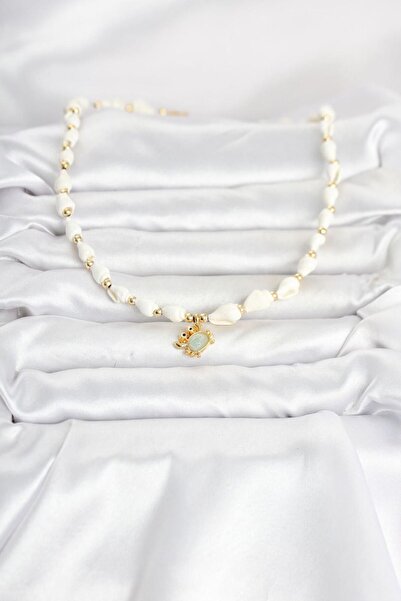 SEM STORE Natural Sea Shell Chain Necklace