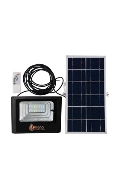 Jortan Panou solar, 50W, cu proiector extern inclus și telecomandă cu rază de...