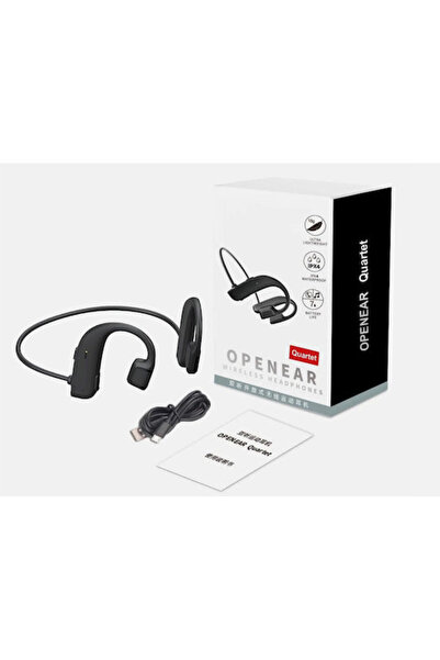 OEM Ακουστικά Bluetooth Handsfree Ανοιχτού Τύπου Quartet Μαύρα