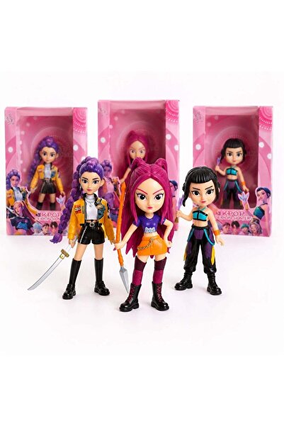 CASA JOY Păpușă K-Pop Demon Hunters 18 cm, cu Accesorii și Cutie Cadou, Diver...