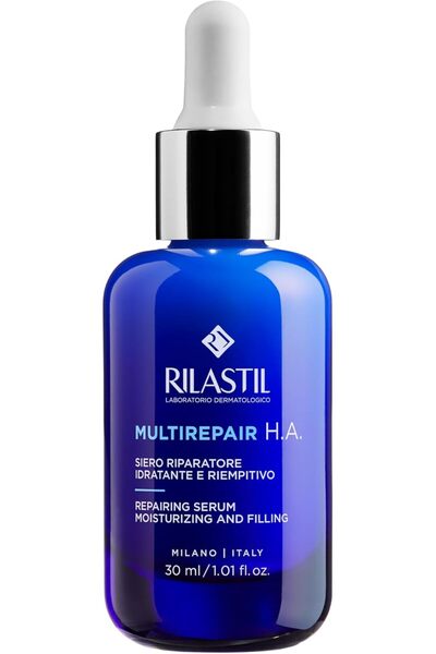 Rilastil Multi Repair HA Serum, Detoxifying, Antioxidant, Treating, Moisturiz...