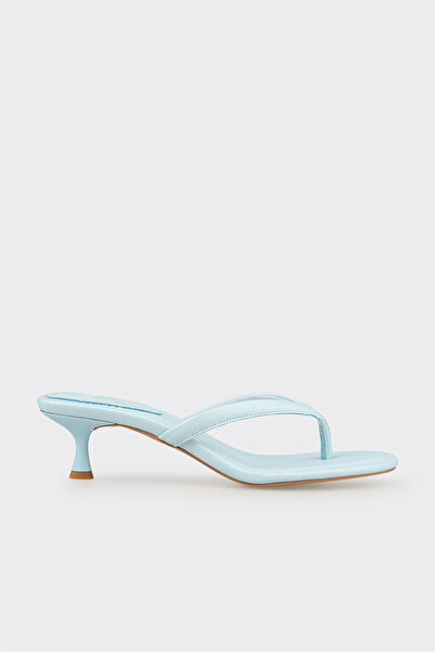 Elle Shoes Mavi Kadın Günlük Terlik