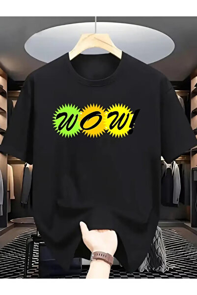 1001moda تي شيرت رجالي مطبوع عصري لعام 2026، قميص صيفي كاجوال متعدد الاستخدامات