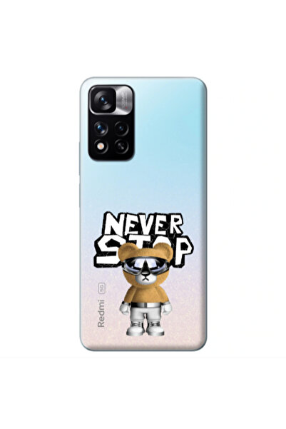 Other Xiaomi Redmi Note 11s 5G Never stop Transparent Silicone TPU Θήκη