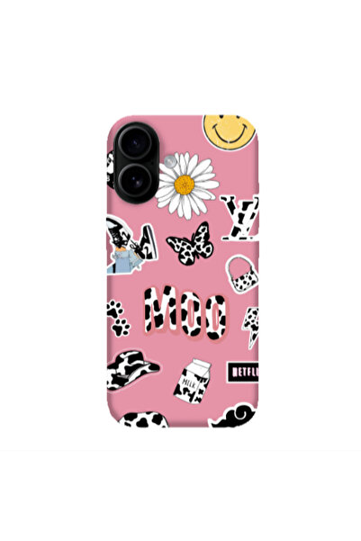 Other Apple Iphone 16 plus Find Yourself 6 Pink Colored Silicone TPU Θήκη