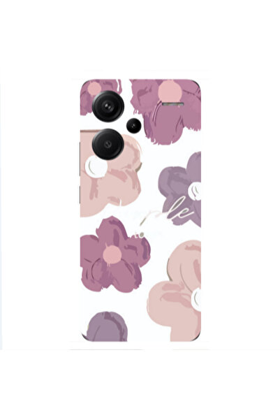 Other Xiaomi Redmi Note 13 Pro+ 5G Flowers 2 Transparent Silicone TPU Θήκη