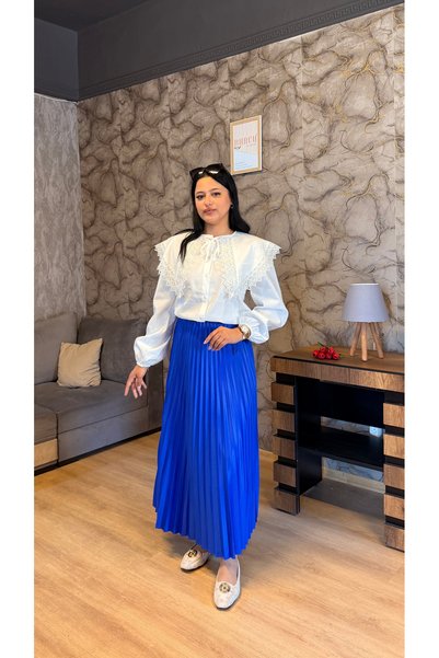BURCU TESETTÜR Pleated Skirt 1509