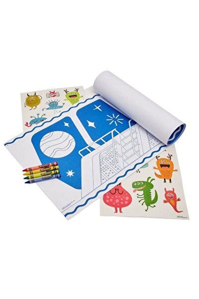 Crayola Space Map Roll | 3 M Coloring Fun with Crayons & Stickers
