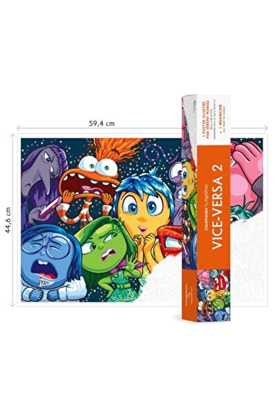 Hachette Coloriage Mystere Disney Poster Vice Versa Colorie Les Chiffres Et D...
