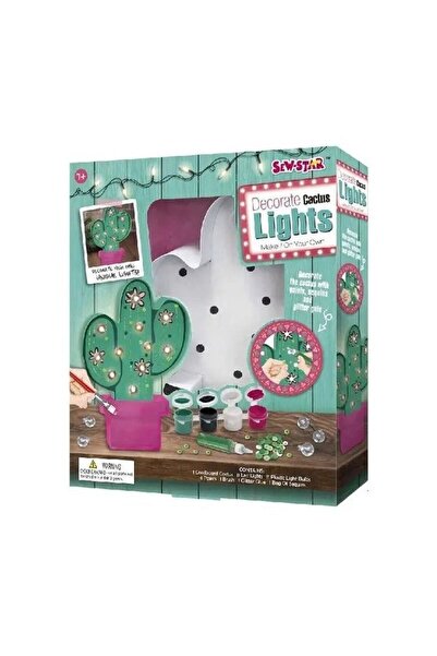 Sew Star - Decorate Your Own String Lights Led Kit - Cactus