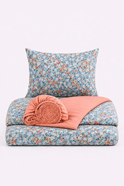 İQON Elastic Sheet Duvet Cover Set Single Size Outlt1 Hlnyum-Smn