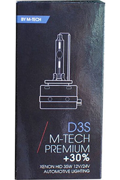 M-TECH Λάμπες Αυτοκινήτου Premium +30% D3S Ξένον 4300K Λευκό 12-24V 35W 1 τεμ...