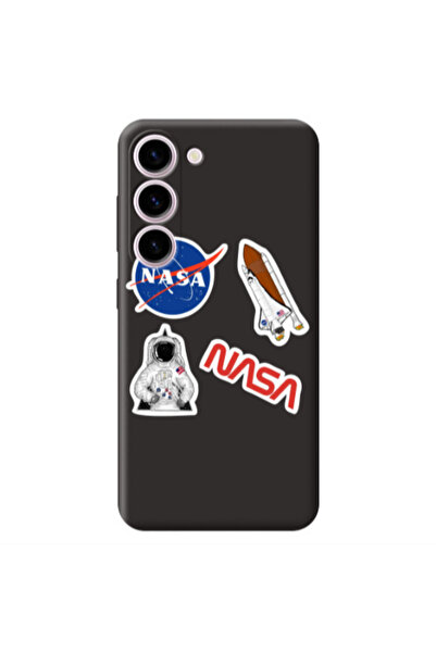 Other Samsung S23 Plus Nasa Black Colored Silicone TPU Θήκη