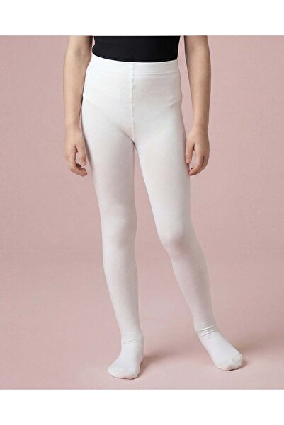 REDTAG Girls White Sparkle Tights