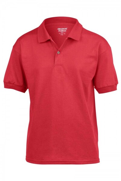 GILDAN Tricou polo pentru copii, GIB 8800, roșu