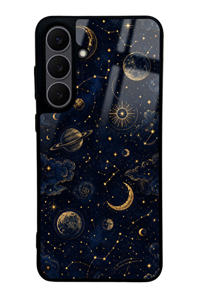 Spoyi Samsung S25 Fe Celestial Night Tasarımlı Glossy Telefon Kılıfı