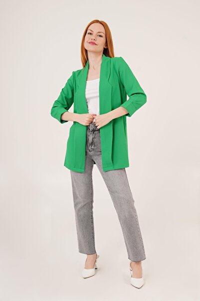 Rabona Fashion Luna Air Thin Seasonal Shawl Collar Blazer Jacket