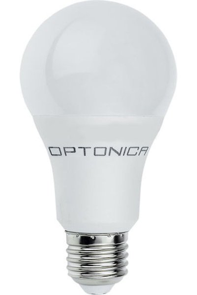 OPTONICA Λάμπα LED 14W για ντουί E27 και σχήμα A60 Λευκό 1380lm Κωδικός: 1358
