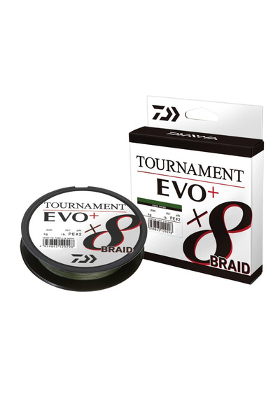 daiwa Tournament EVO+ 8B خيط صيد أخضر داكن (135 م)