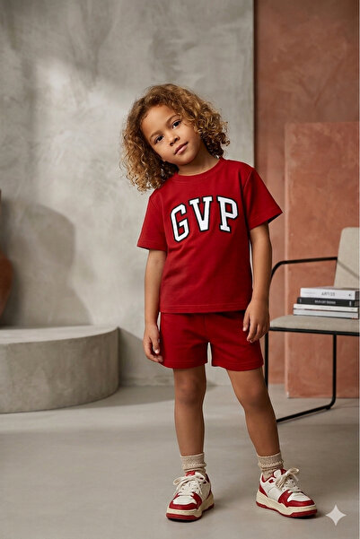 LittlePoffy Shorts T-Shirt Two-Piece Set 100% Cotton Summer Oversize 100% Cot...