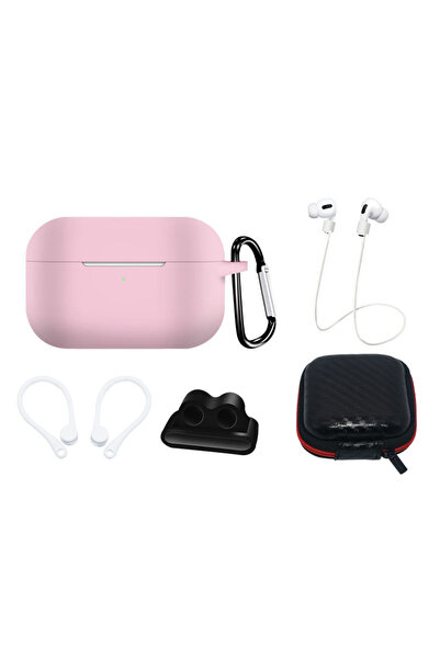 OEM Set de silicon roz pentru AirPods Pro/Pro 2