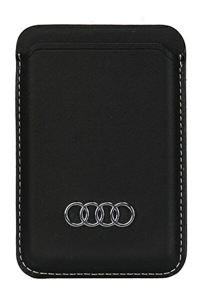 Audi Πορτοφόλι από Συνθετικό Δέρμα με Θήκη Καρτών Μαύρο Magsafe Au-msch-q3/d1-bk