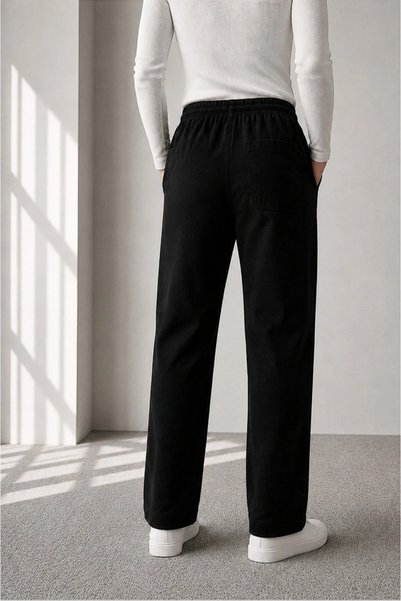 Kozik Women's 3-Pack Linen Trousers Light Fabric Daily Casual Use