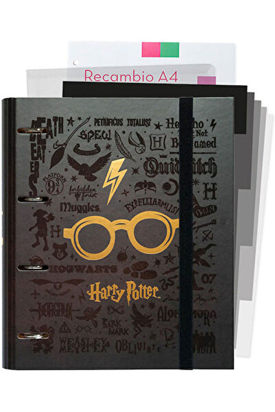 Harry Potter Caiet liniat A4 multicolor 1 bucată