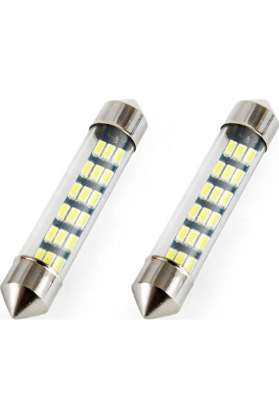 AMIO Λάμπες Αυτοκινήτου C5W 41mm LED 5600K Ψυχρό Λευκό 12V 0.7W 2 τεμάχια