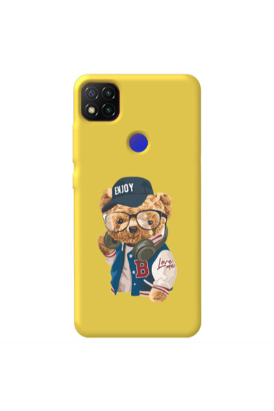 Other Xiaomi Redmi 9c Enjoy Yellow Colored Silicone TPU Θήκη