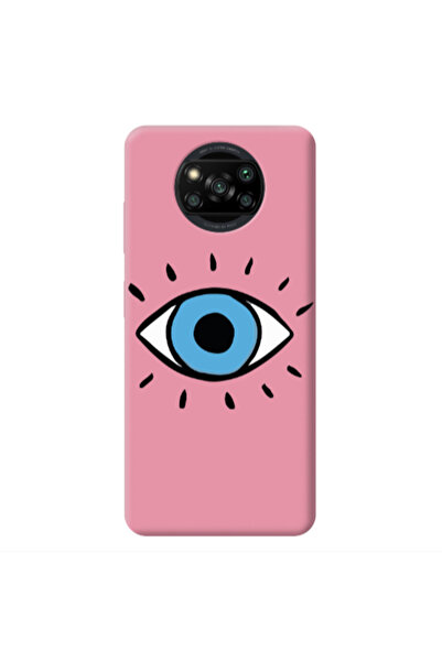 Other Xiaomi Poco X3 /X3 Pro Shining Eye Pink Colored Silicone TPU Θήκη