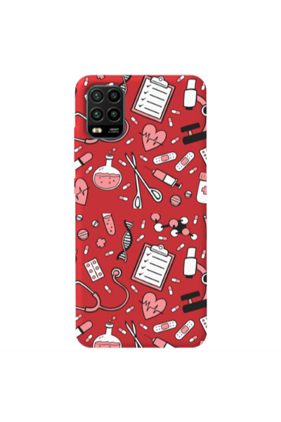 Other Xiaomi Mi 10 Lite Laboratory Red Colored Silicone TPU Θήκη