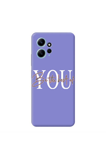 Other Xiaomi Redmi Note 12 4G Be the best of Purple Colored Silicone TPU Θήκη