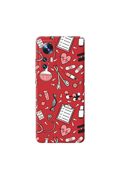 Other Xiaomi Mi 12 Pro Laboratory Red Colored Silicone TPU Θήκη