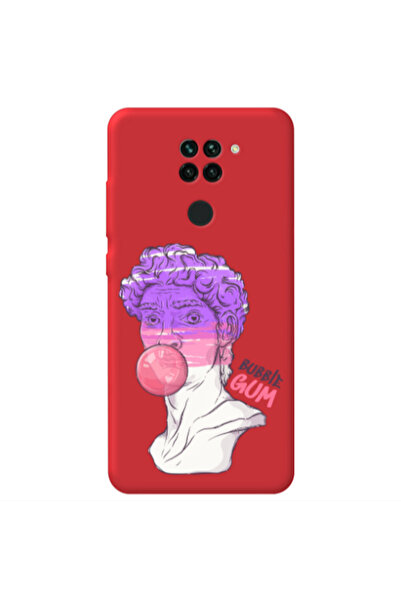 Other Xiaomi Redmi Note 9 Pin Bubble Red Colored Silicone TPU Θήκη