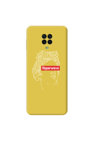 Other Xiaomi Redmi Note 9 Pro Vaporwave Yellow Colored Silicone TPU Θήκη