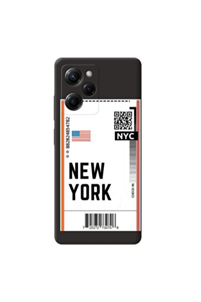 Other Xiaomi Poco X5 Pro New York NYC Black Colored Silicone TPU Θήκη