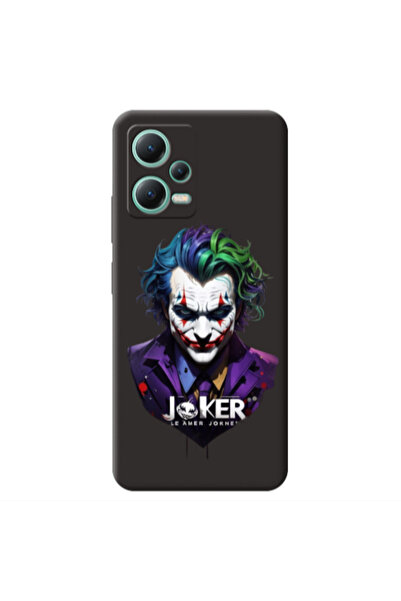 Other Xiaomi Redmi Note 12 Pro 5G Le amer Joker Black Colored Silicone TPU Θήκη