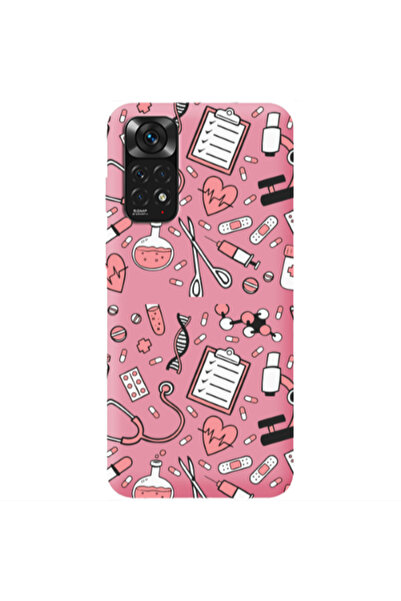 Other Xiaomi Redmi Note 11 4G Laboratory Pink Colored Silicone TPU Θήκη