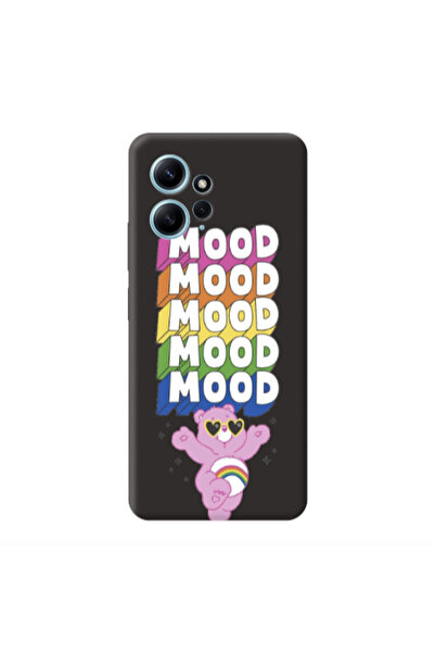 Other Xiaomi Redmi Note 12 4G Mood Black Colored Silicone TPU Θήκη