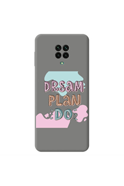 Other Xiaomi Redmi Note 9 Pro Dream Plan Do Grey Colored Silicone TPU Θήκη