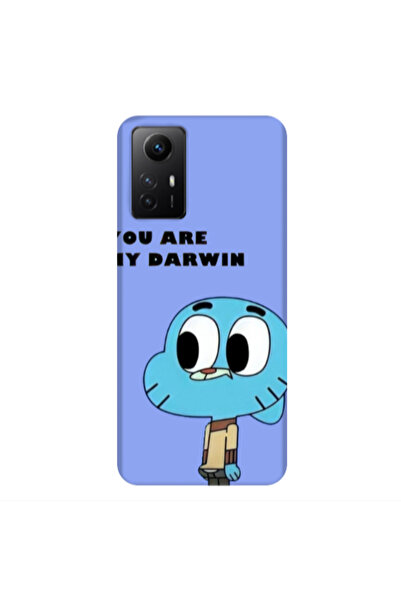 Other Xiaomi Redmi Note 12s You are my darwin Light Purple Colored Silicone T...