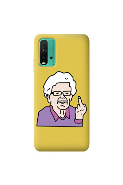 Other Xiaomi Poco M3 Crazy Granny Yellow Colored Silicone TPU Θήκη