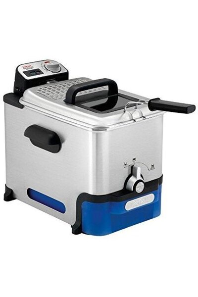 TEFAL Friteuză Oleoclean Pro FR8040 (3,5 l; 1,2 kg; 2300W; culoare oțel)