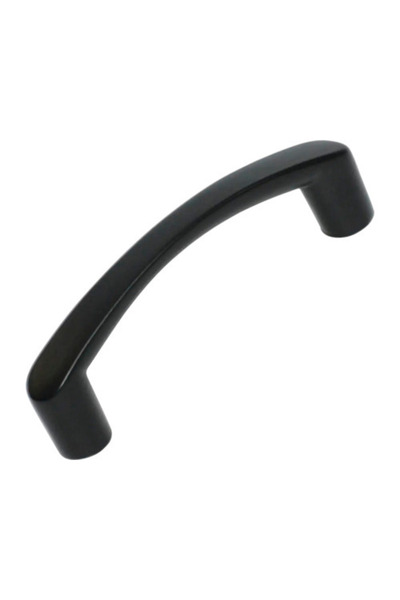 OEM Mâner pentru mobilă distanță perforații 64mm, zamac negru