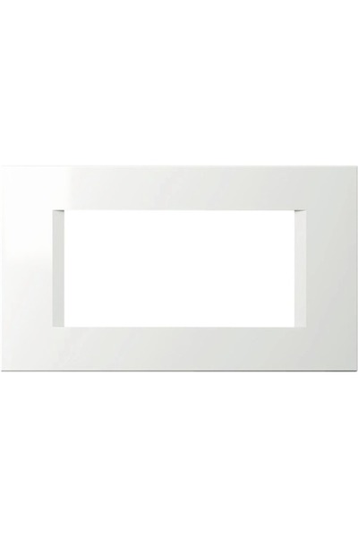 OEM Ramă aparataje TEM Line 4 module, alb