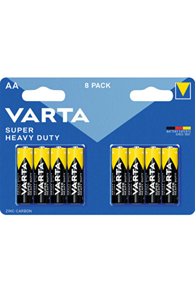 OEM Батерии Varta AA 1.5V цинково-въглеродни, опаковка от 8 броя