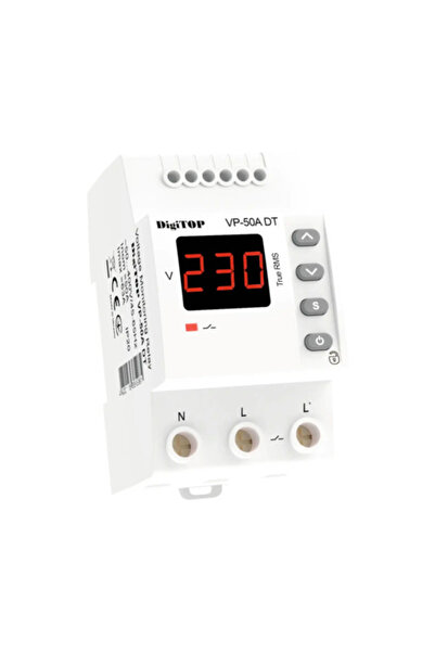 OEM Releu digital de protecție tensiune DigiTOP 50A monofazic, pentru tablou ...