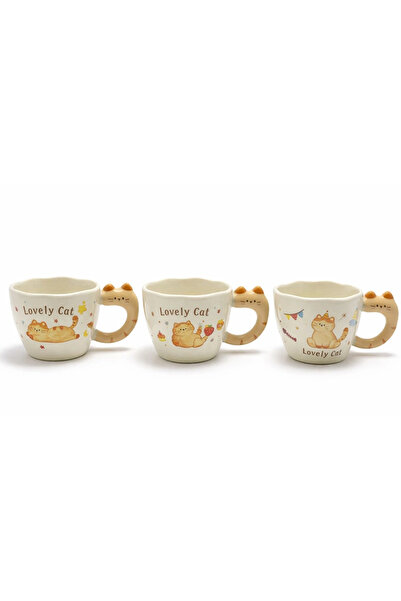 Lovesta Home 3d cat figured mug